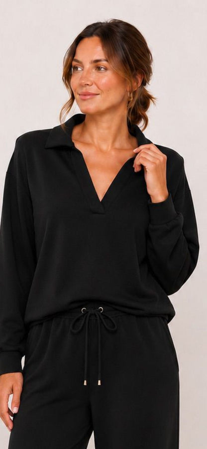 Yaya Zip Lounge Set Navy