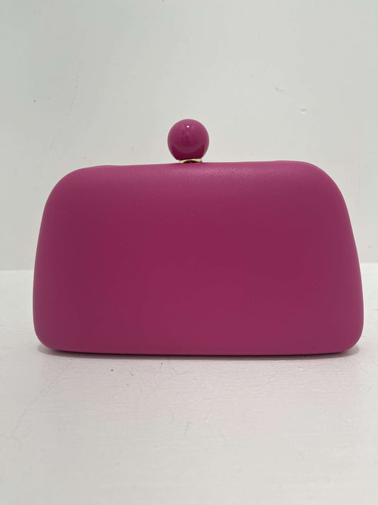 Ball Clasp Clutch Fuchsia 006