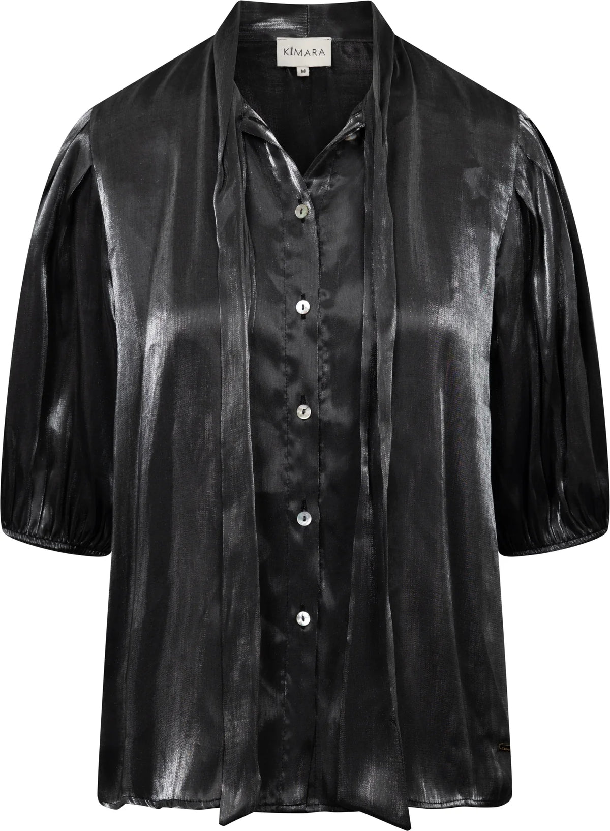 Kimara Juulz Blouse - Metallic Black