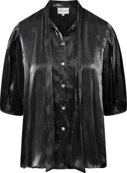 Kimara Juulz Blouse - Metallic Black
