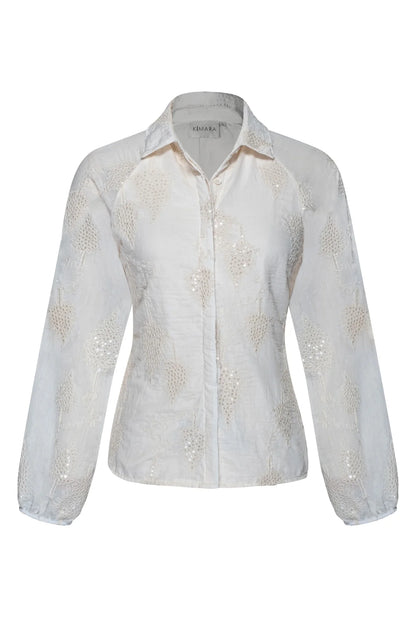 Kimara Renza Blouse -Off White