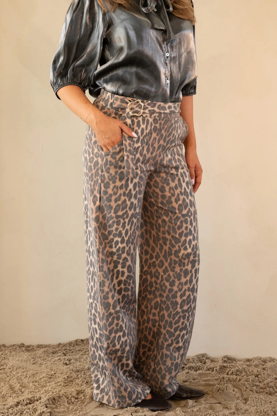 Kimara Liora Trousers - Leopard