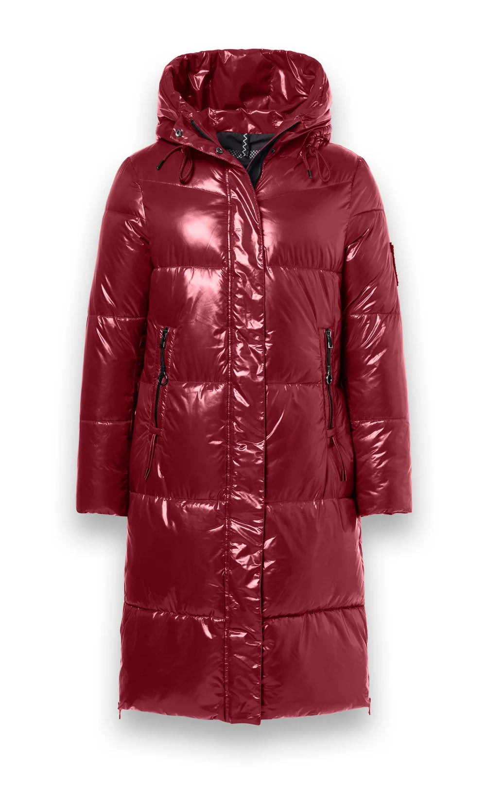 District Donut Jacket in Dark Red