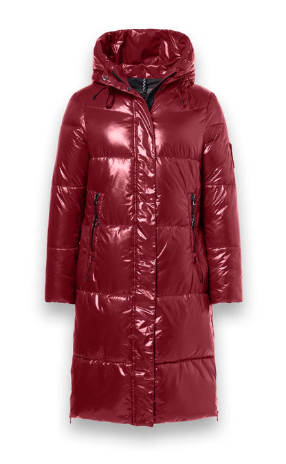District Donut Jacket in Dark Red