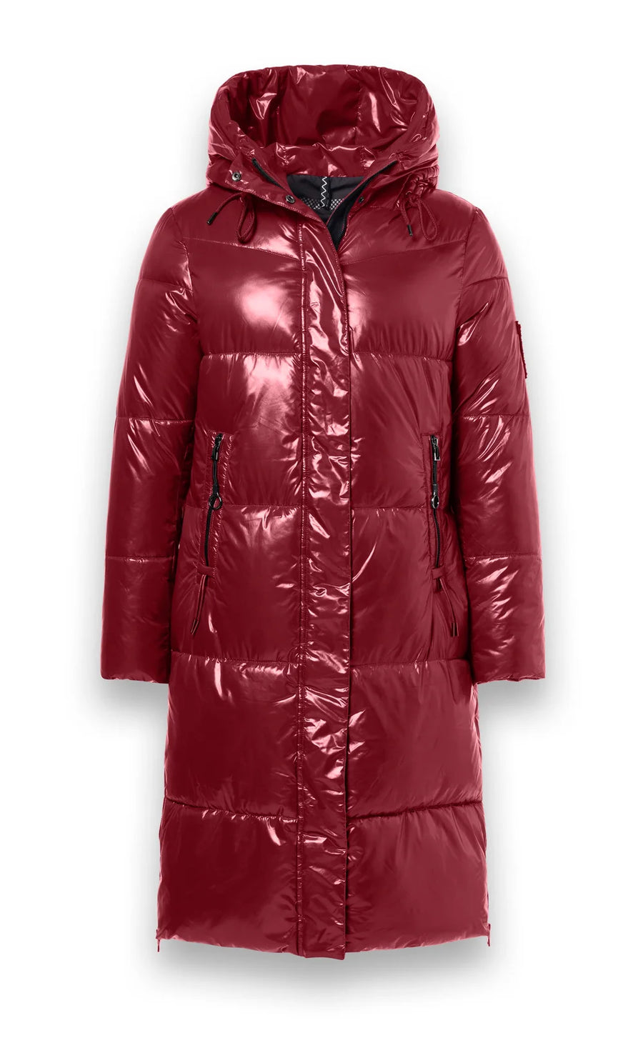 District Donut Jacket in Dark Red