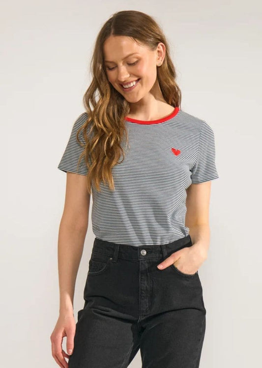 Numph - NUALEXA T-SHIRT - Airy Blue