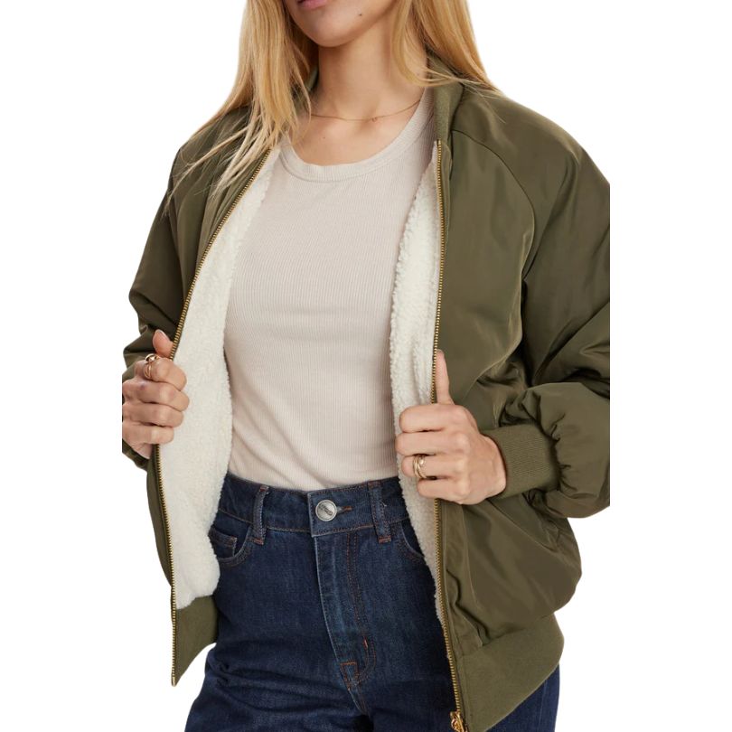 Numph - Nuetera Reversible Jacket Grape Leaf