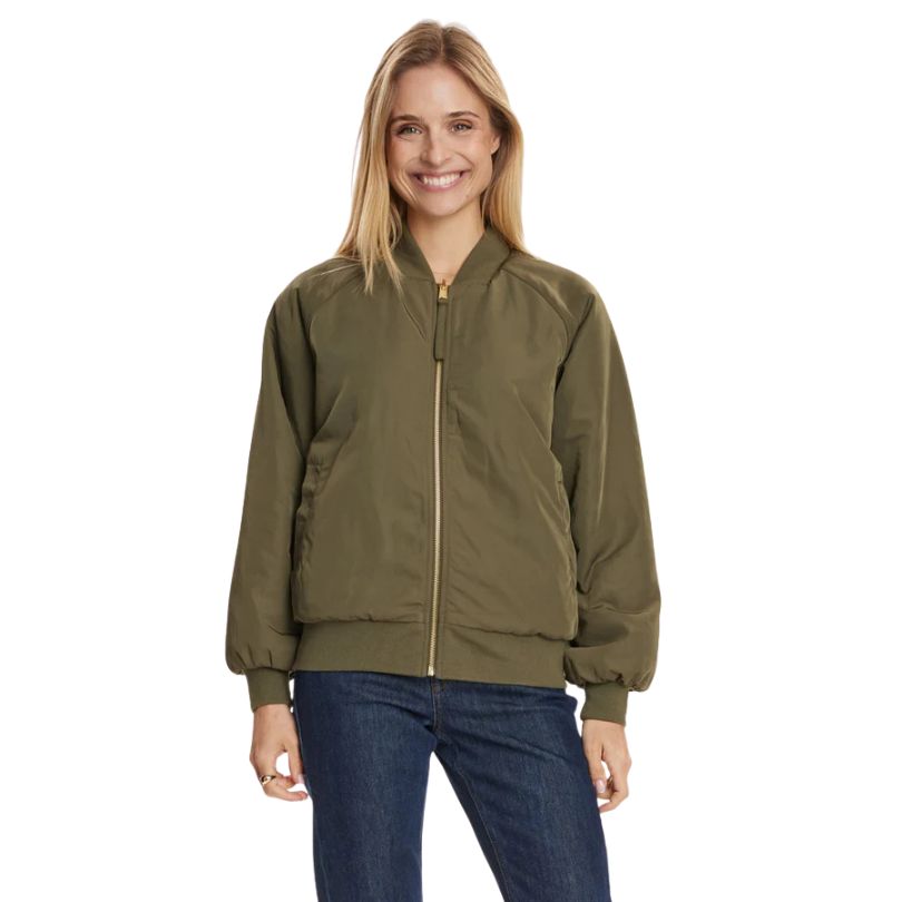 Numph - Nuetera Reversible Jacket Grape Leaf