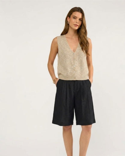 Numph Nupetrina Vest – Whitecap Gray