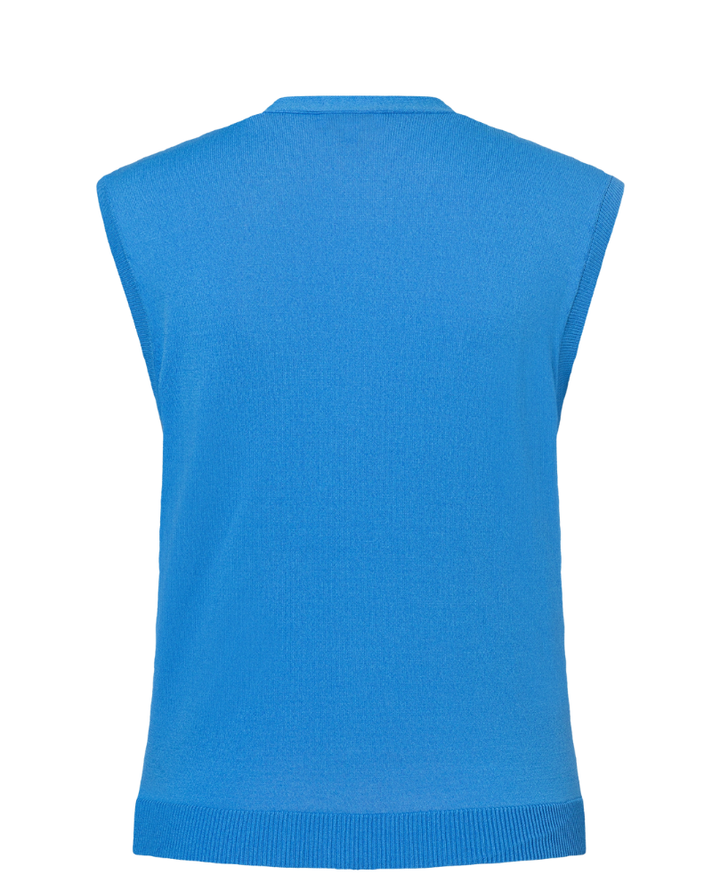 More & More Blue Knitted Vest