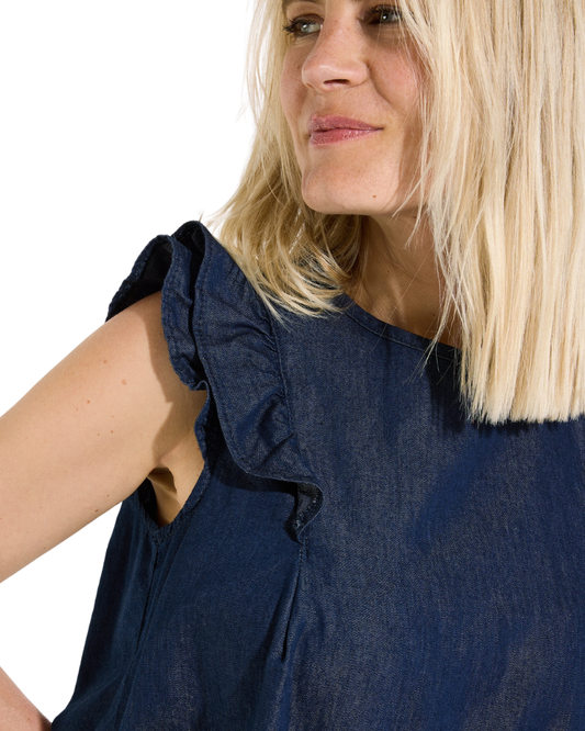More & More Lyocell Denim Blouse