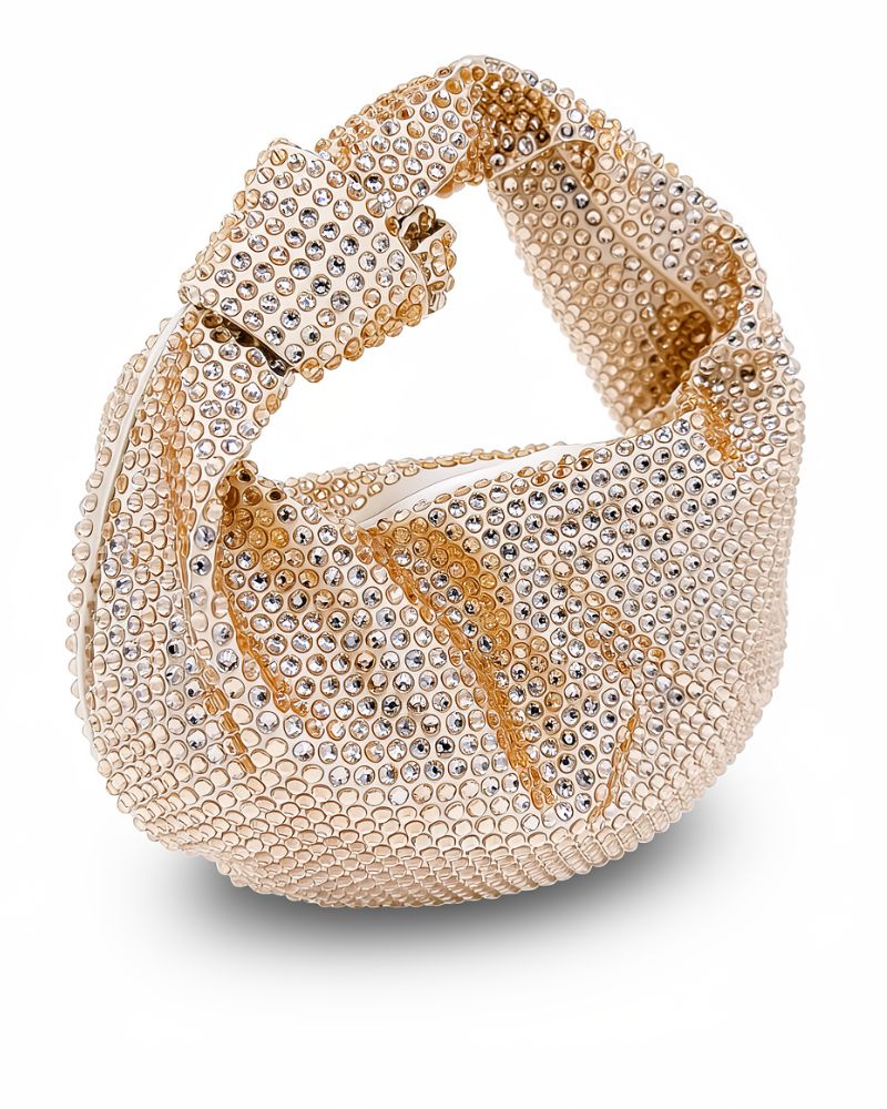 Mira Black Clutch