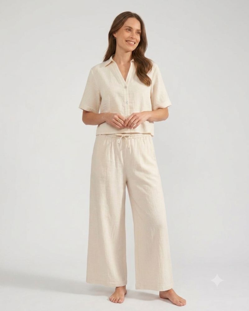 Numph Nunathalia Pants – Whitecap Gray