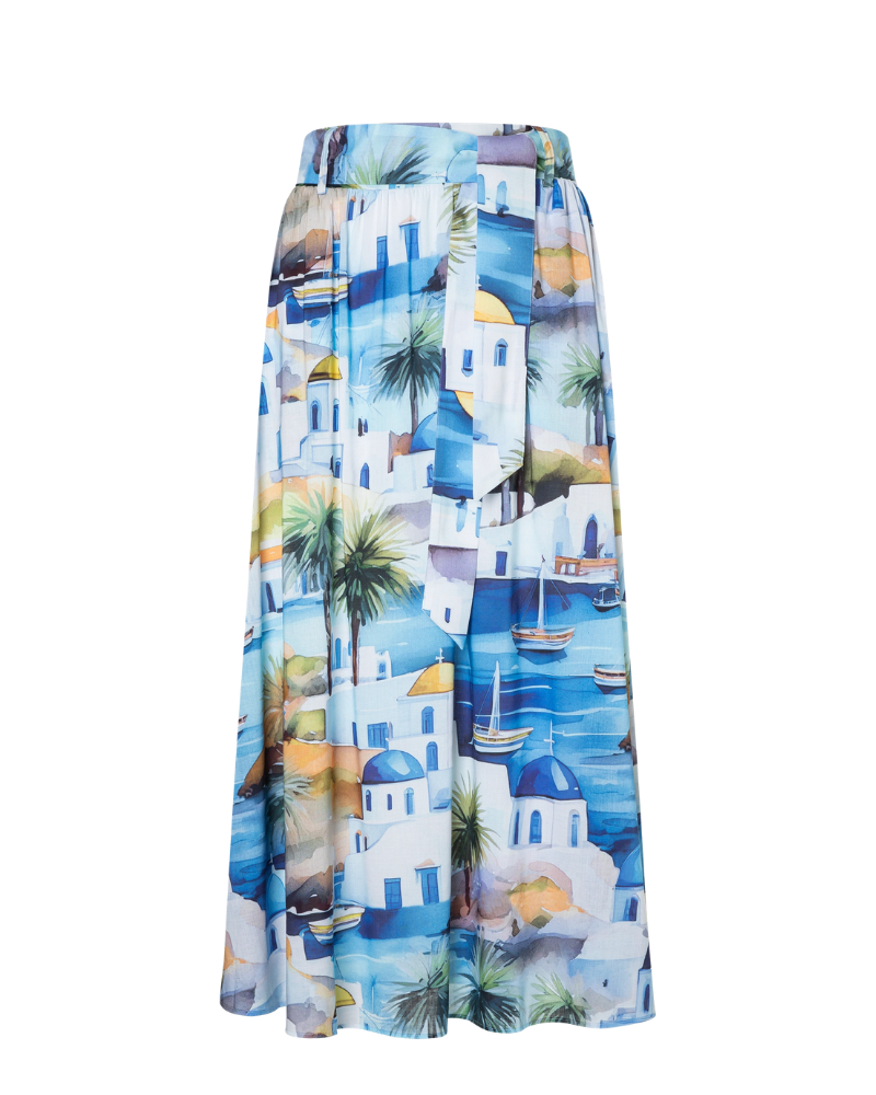 More & More Summer Print Skirt