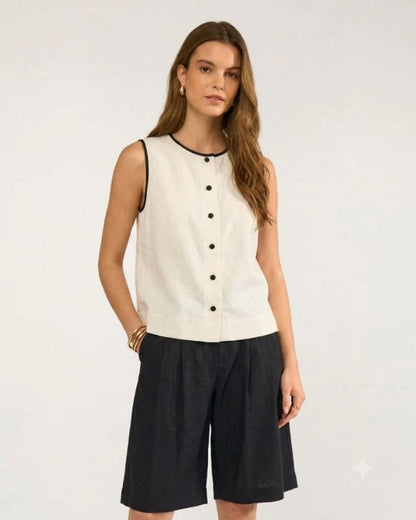Numph - NUALANI VEST-  Whitecap Grey