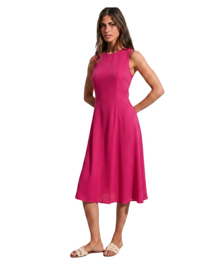 Bariloche Tarsis Dress in Fuchsia Pink
