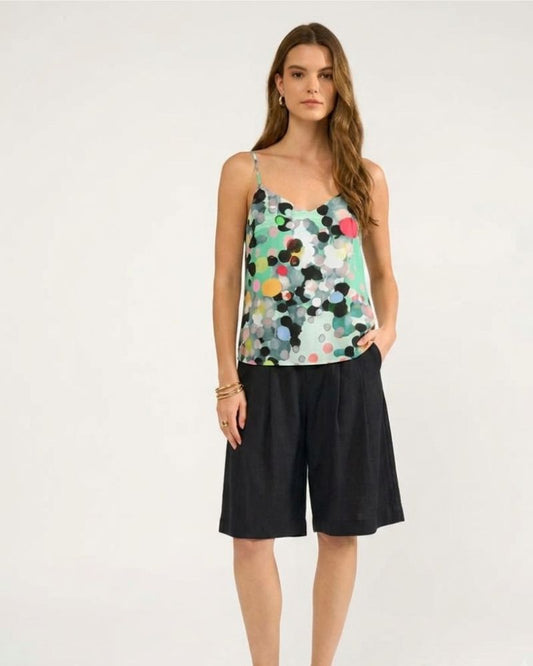 Numph - NUNORI STRAP TOP - Absinithe Green