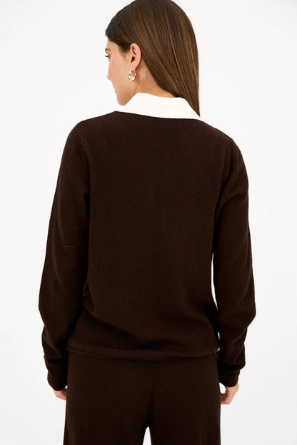 Pieszak Abby Polo Knit - Black Coffee