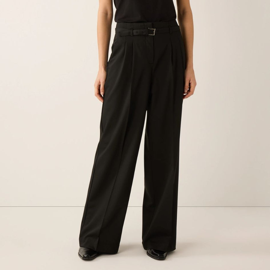 More & More Belt Trousers in Black