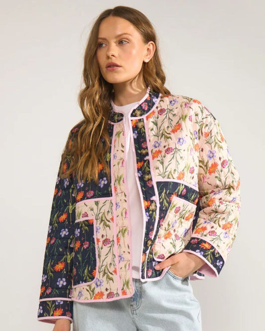 Numph Nukajsa Quilt Jacket - Salute