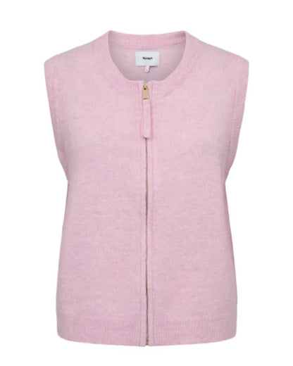 Numph NUFUETTE Zip Vest - Pink Lady