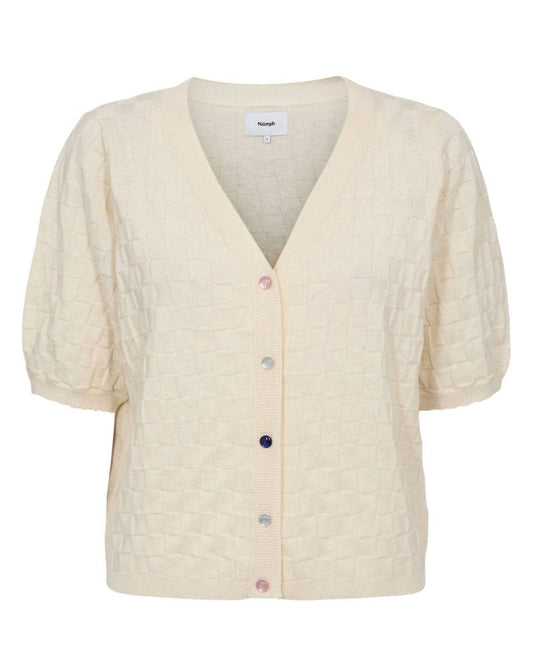 Numph NUTIKA Cardigan - Whitecap Gray