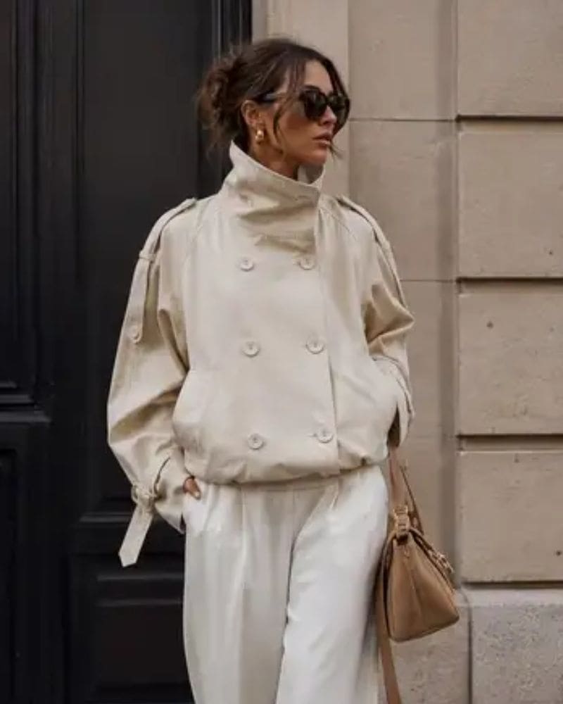 Dervla Trench-Inspired Short Jacket