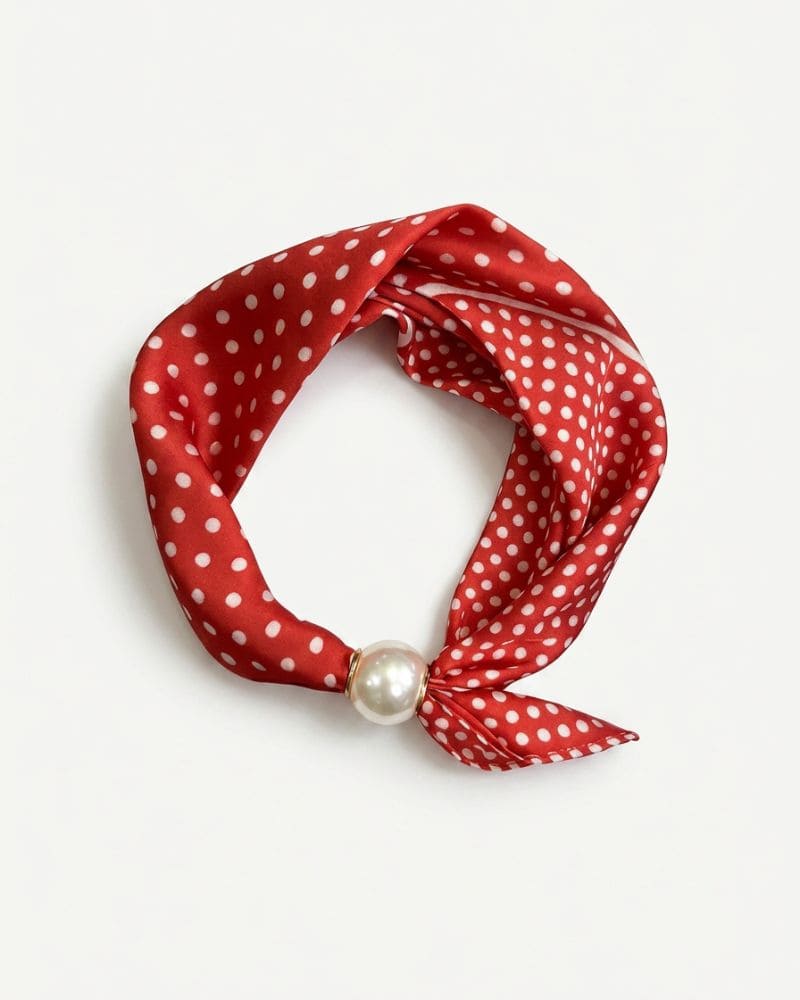 Dottie Red Scarf