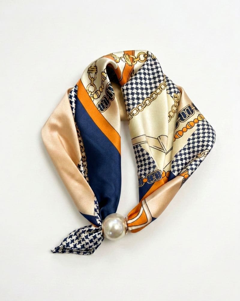 Delilah Orange Scarf