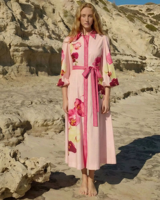 Ruby Printed Shirt Dress