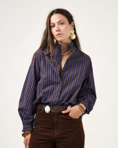 Herve Navy Blouse