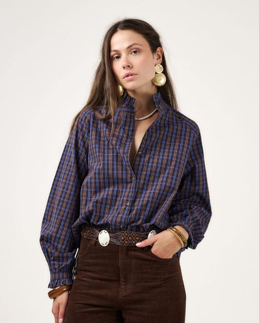 Herve Navy Blouse