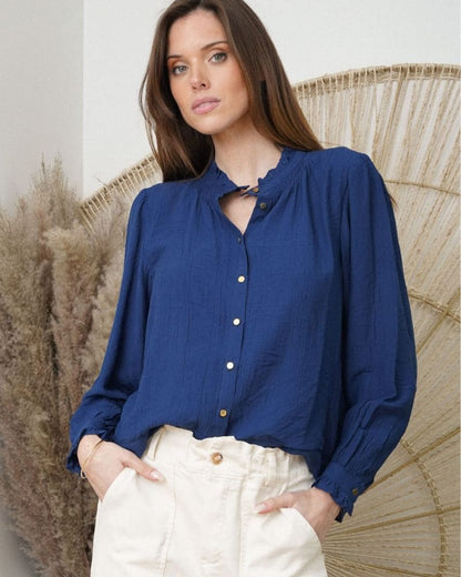 Julia Blue Blouse
