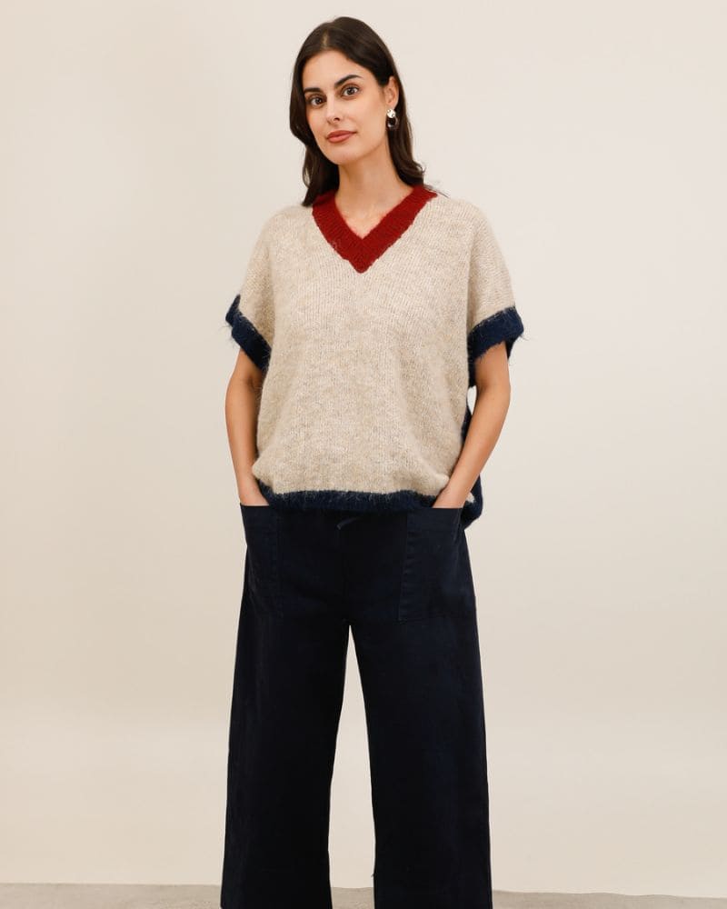 Diane Short Sleeve Sweater