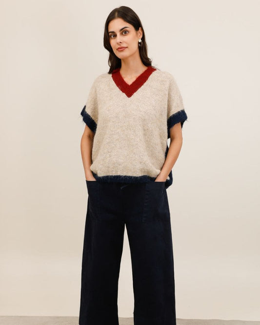 Diane Short Sleeve Sweater