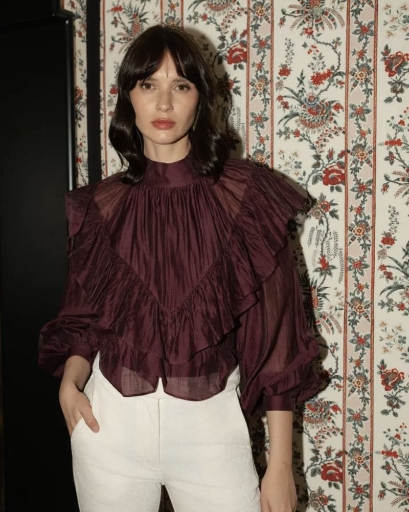 Davinda Brown Blouse