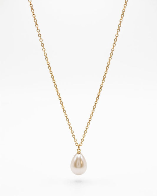 Becca Stainless Steel Pearl Necklace