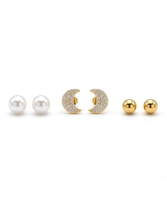 Layla Gold Earring Set