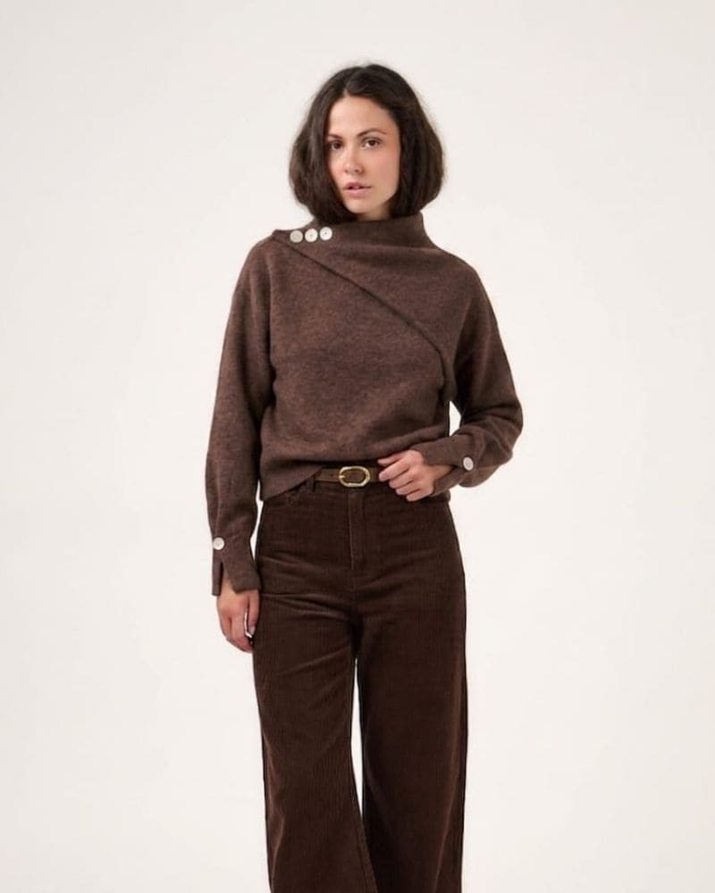 Mila Knit Brown