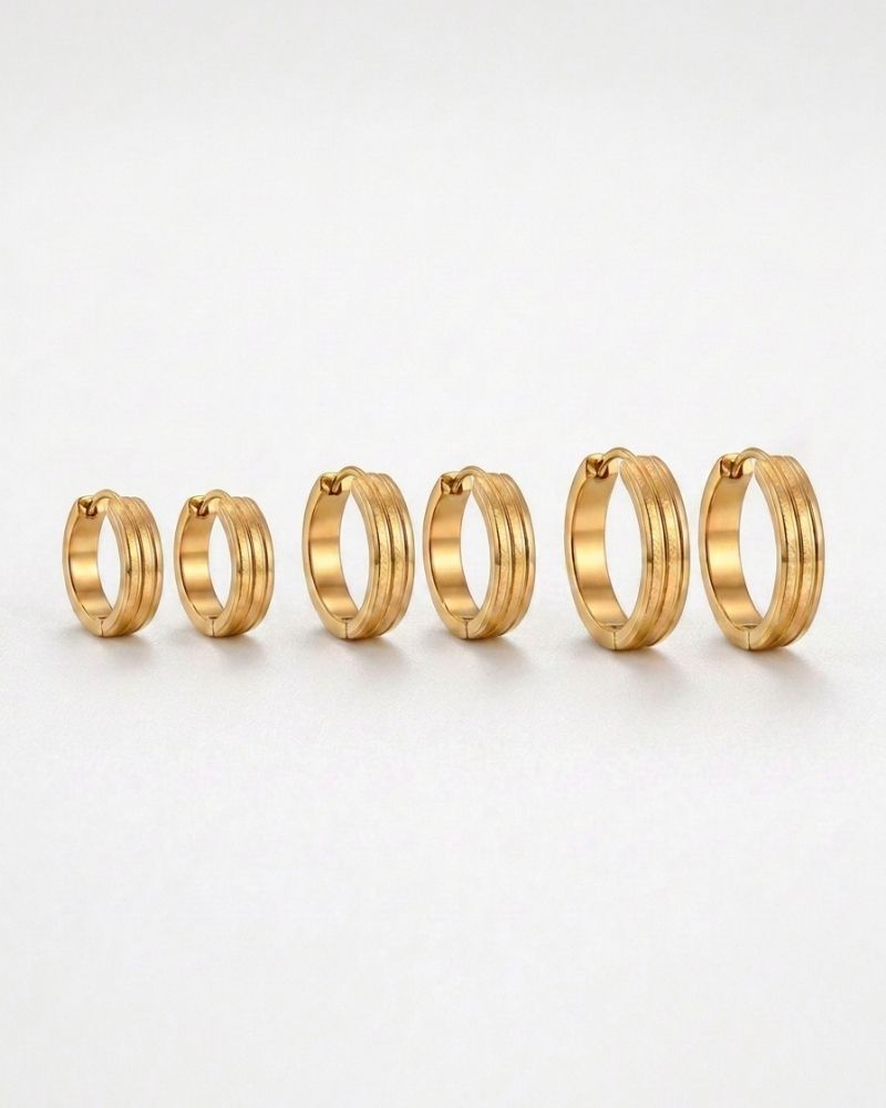 Sally Gold Hoop Set