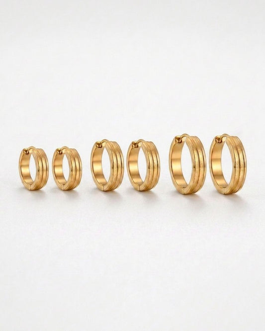 Sally Gold Hoop Set