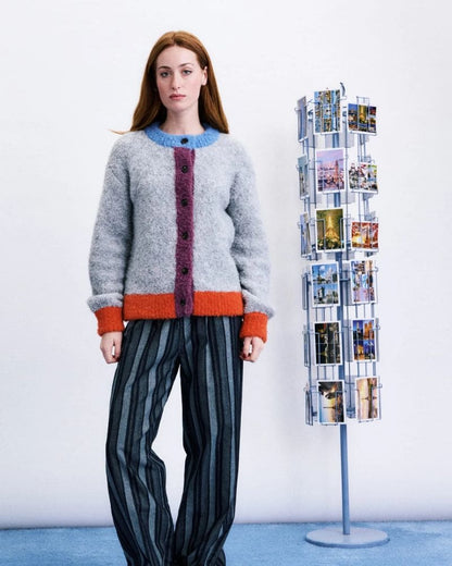 ITHAQUE Gray Cardigan