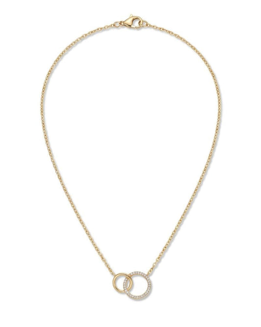 Reece Gold Interlocked Necklace