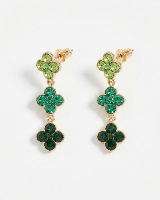 Daria Green Clover Drop