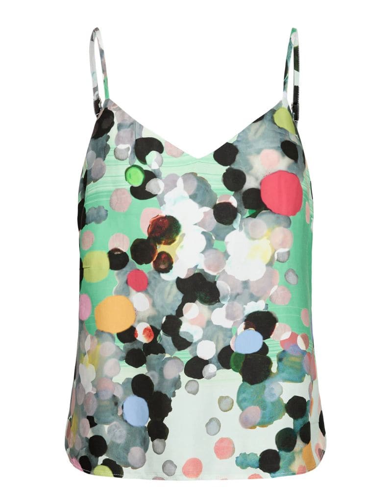 Numph - NUNORI STRAP TOP - Absinithe Green