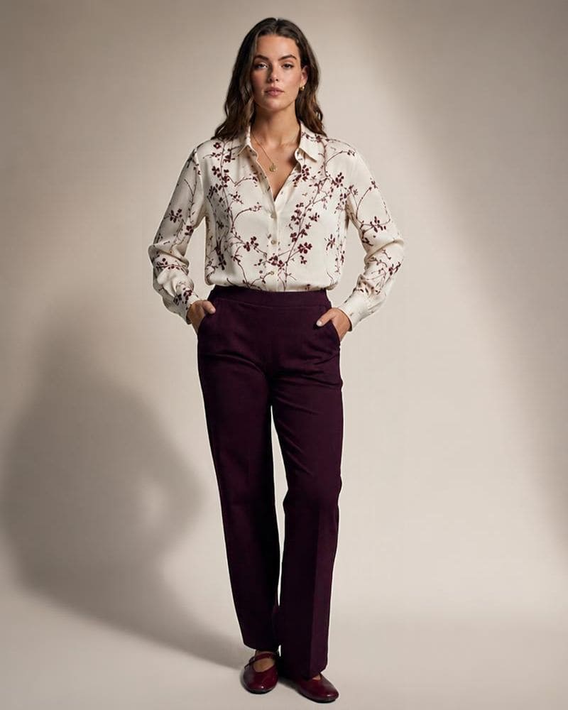 Bariloche - FORTEZA Prune Straight Leg Pants
