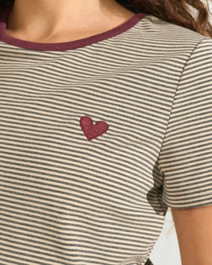 Numph NUALEXA T-Shirt - Silver Mink