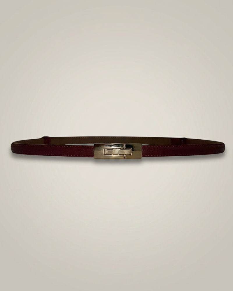 Debbie Belt Burgundy