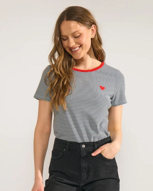 Numph - NUALEXA T-SHIRT - Airy Blue