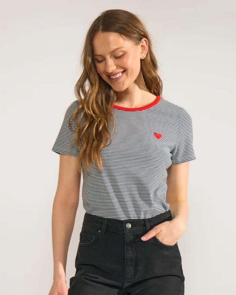 Numph - NUALEXA T-SHIRT - Airy Blue